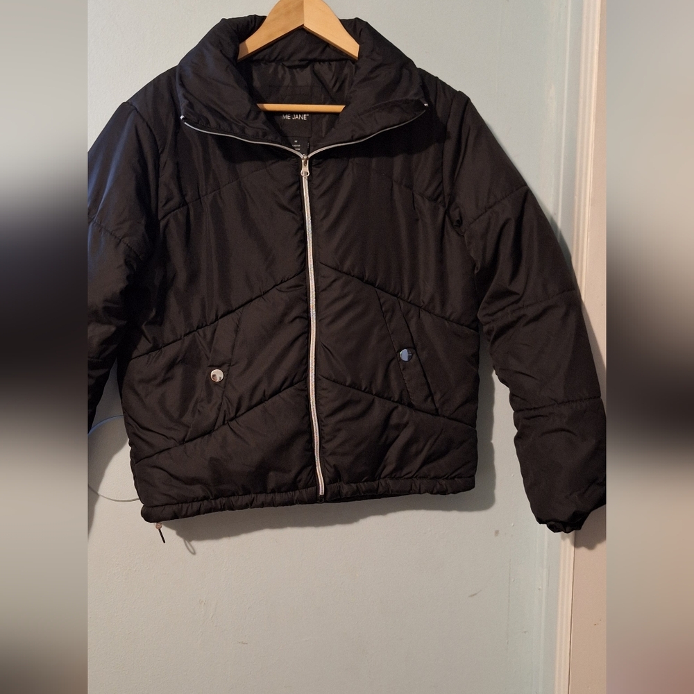 Me Jane Black Polyester Jacket